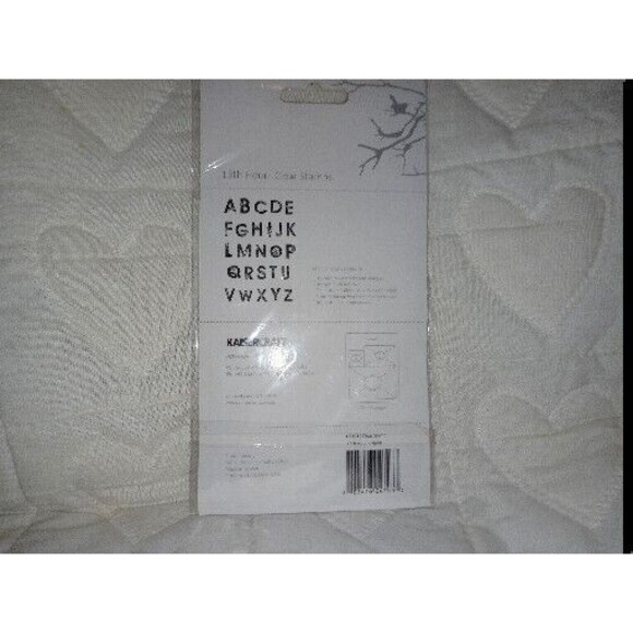 5/$25 KaiserCraft Rubber Stamps Grunge Alphabet Font Art 13th Hour - Picture 2 of 4
